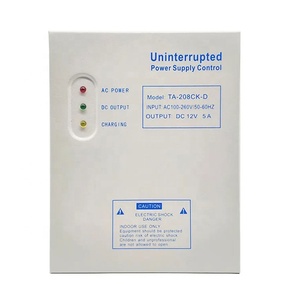 安全门不间断电源电池盒发光二极管指示灯DC 12V 5A UPS开关电源用于门禁 - Product Image 5