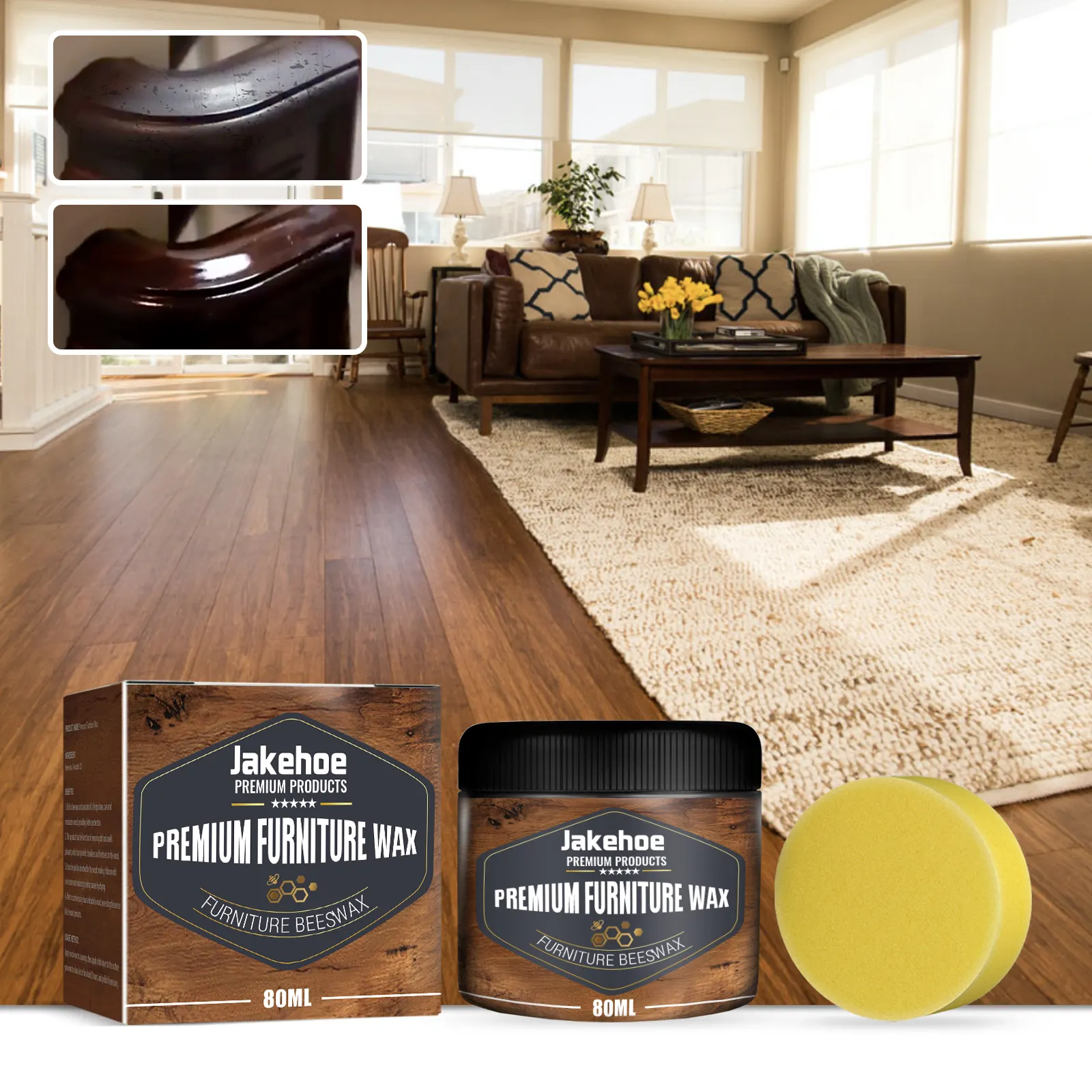 Jakehoe Furniture Coated Wax Restaurieren von Holz wachs zur Stärkung von Hart wachs öl für Holz