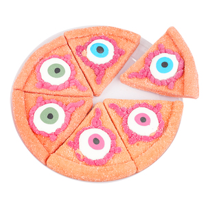 Bán Buôn Amos Giáng Sinh Kỳ Nghỉ <span class=keywords><strong>Marshmallow</strong></span> Ngọt Ngào Bánh Pizza Với Nhãn Cầu Trang Trí <span class=keywords><strong>Marshmallow</strong></span> Kẹo - Product Image 2
