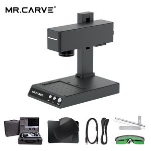 DAJA Mr Carve M4 волоконный лазерный гравер 1064 нм холодный красный свет лазерный принтер Настольный 2 в 1 маркировочная машина для металла и неметалла - Product Image 2