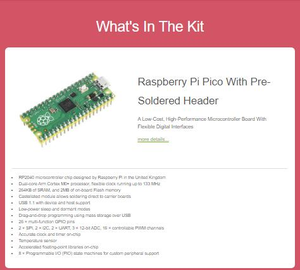 Raspberry Pi Pico Evaluation Kit Der Pico Color LCD IMU Sensor GPIO Expander - Product Image 5