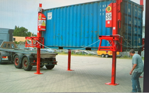 Factory 30 Ton Trailer Standard 20 '40' <strong>Container</strong> Handling <strong>System</strong> Solution <strong>Container</strong> Lifting <strong>System</strong>