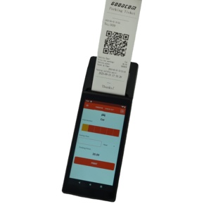GOODCOM Terminal de pantalla táctil Pos Código QR Ticket de estacionamiento portátil Imprimir Android Pos - Product Image 5