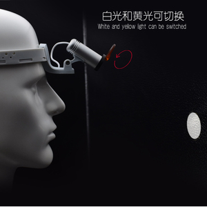 KD-203AY-8 1/4 y tế đầu ánh sáng dẫn di chuyển đèn pha Ent nha khoa Đèn pha Headband phẫu thuật - Product Image 2
