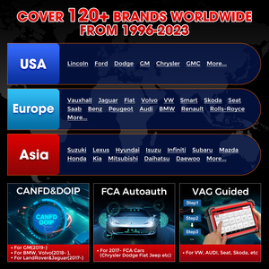 X431 CRP919E strumento di diagnostica automatica CANFD DOIP 31 + OBD2 Scanner DBScar VII VCI Test attivo ECU codifica BT Scanner per Auto - Product Image 5