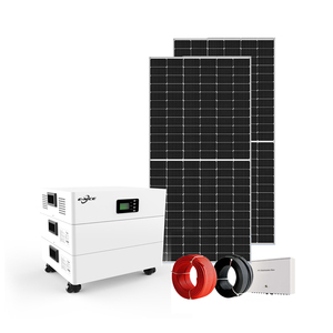 E-nice混合太阳能系统5 kW 8000W 10kW完整离网家庭太阳能发电系统适用于家庭离网全套 - Product Image 1