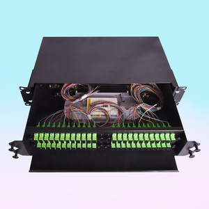 光ファイバキャビネット48ポート96ポートLCコアミニ4ポート1U 2U 6U ODF FTTH 4ポートScアダプターシングルモード12 SM - Product Image 1