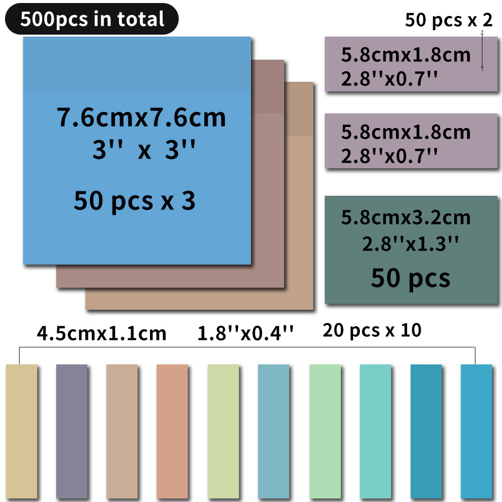 1 jeu total de 500 feuilles de papier