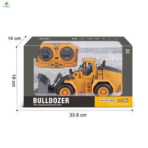 1:20 Scale Remote Alloy <strong>Model</strong> 9CH <strong>RC</strong> Dump Truck Hydraulic System 2.4GHz Lights Sound Mini Metal Mining Hobby Car Charging - Product Image 6