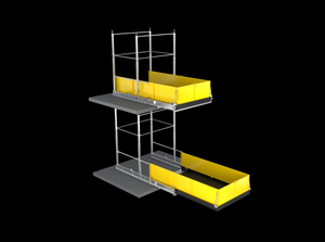 Складная и регулируемая складная платформа для раздвижных контейнеров - Product Image 2