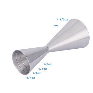 Slim Japanese Style 304 Stainless Steel Cocktail <strong>Jigger</strong> <strong>30ml</strong> 60ml Bartending Barware With Double Head Bar Tools - Product Image 4