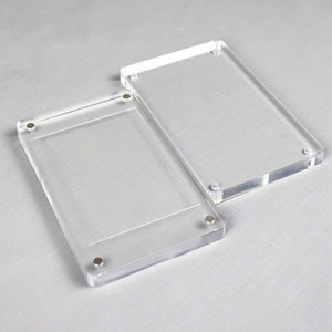 Hot Sale Single Card Pokemoned Trading Cards Protector Clear Lucite Acrylic Frame for Graded Card Storage Display <strong>Stand</strong> - Product Image 2