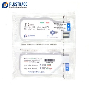 PLUSTRACE GC1 Em trânsito <span class=keywords><strong>Data</strong></span> <span class=keywords><strong>Logger</strong></span> temperatura portátil, Gravador temperatura com relatório PDF.