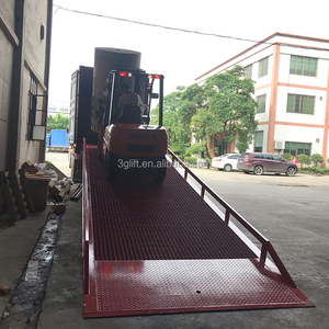 6-15 Ton Hydraulic Mobile Container Truck <strong>Loading</strong> <strong>Unloading</strong> <strong>Platform</strong> Ramp - Product Image 6