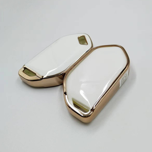 5ボタンTPUゴールドエッジカーキーケースカバースマートキーシェルケースカーリモートキーフォブKiaEV9に適しています - Product Image 3