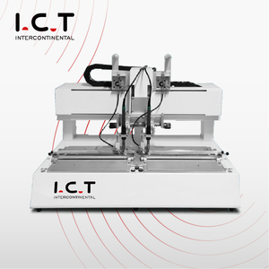 Паяльная станция для печатных плат ICT859, высокое качество, низкая цена, автоматическая настольная быстрая паяльная роботизированная машина Xyz с 3/4/5 осями