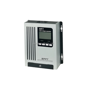 Guangzhou Auto Double Road Start MPPT Controlador de carga solar 20-120A Regulador de potencia con descargador de carga de pantalla LCD de 12-96V - Product Image 2
