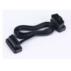 定制oem ODM 1m扁平obd 2适配器电源充电电缆16针obd2 obd电缆 - Product Image 1