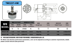 Tm3227- Hm 7.4V 12V High Quality Fascia Gun Brushless <strong>Motor</strong> Home Appliances Brushless Drone <strong>Motor</strong>
