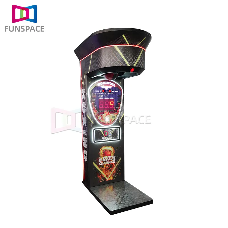 Derniers styles machine de boxe Black King jeu machines de jeux d'arcade équipement de loterie à pièces pour Game Center