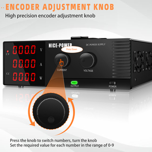 R-SPS30100 3kW 30V 100A可调实验室调节器DC电源RS232可编程3000瓦，用于电话印刷电路板维修220伏输入单 - Product Image 4