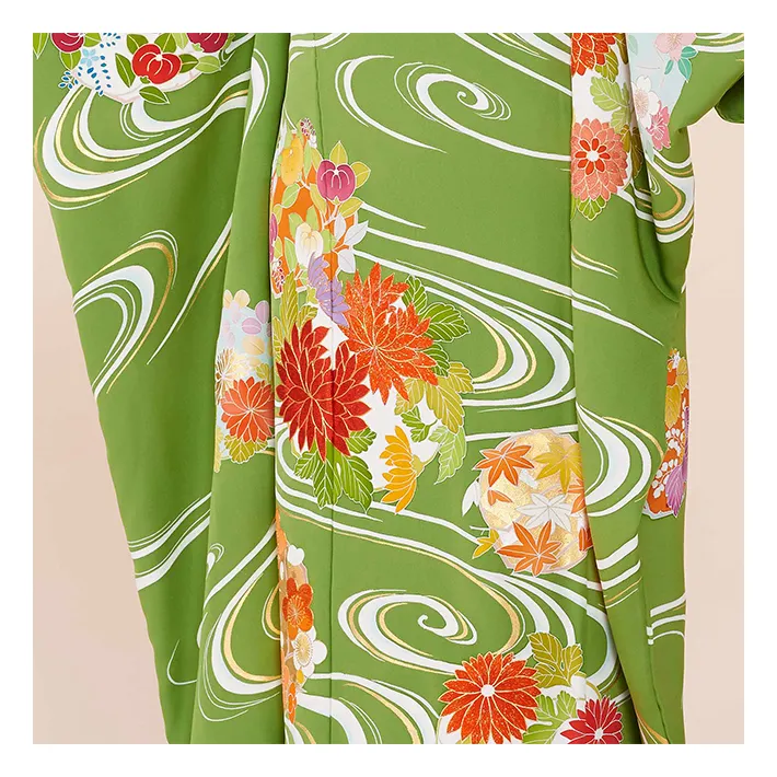 Stream-ropa promocional para novia, kimono japonés