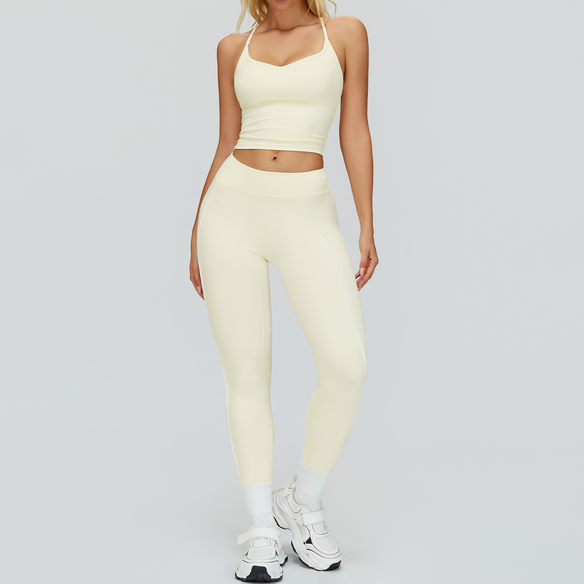 2501 Vest & 2501 Trousers - Apricot Yellow