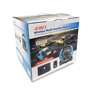 4-in-1 Smart Wireless per il volante di gioco PS4 compatibile con i controller di gioco di corse PC/Android/PS3 per dispositivi mobili - Product Image 1