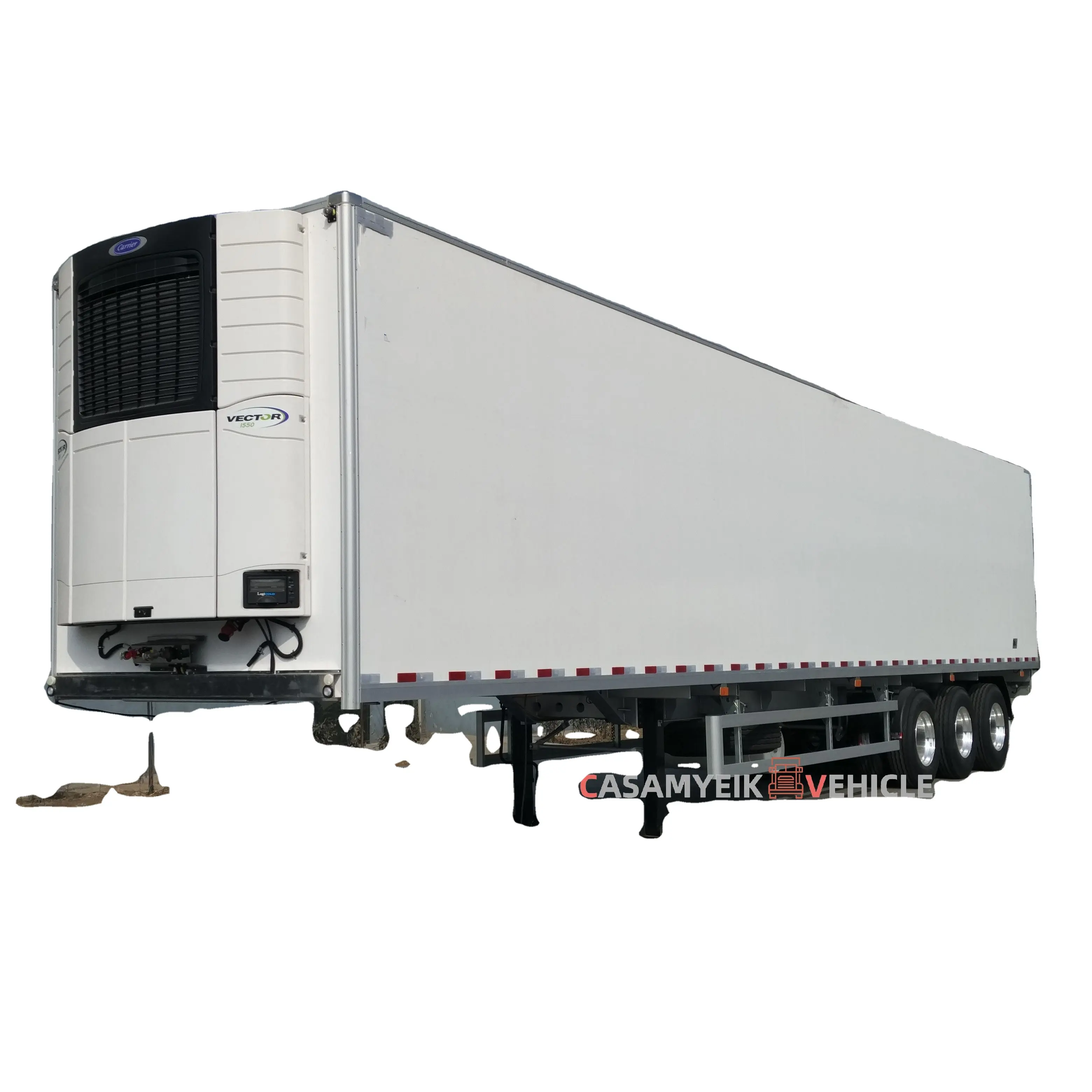 Hot sale Sinotruk 3 Alex Refrigerated semi Trailer For Fruits And Vegetables Refrigerator Truck