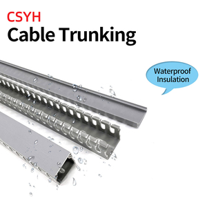 PVC <strong>Trunking</strong> Wiring Trough Open Plastic Flame Retardant <strong>Trunking</strong> Electrical Box Wiring Industrial <strong>Trunking</strong> - Product Image 5
