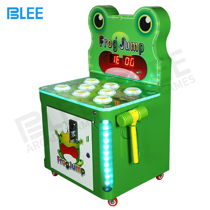 Nuevo estilo Kids Crazy Frog Redemption Game Machine Funciona con monedas Frog Hitting Kids Arcade Machines