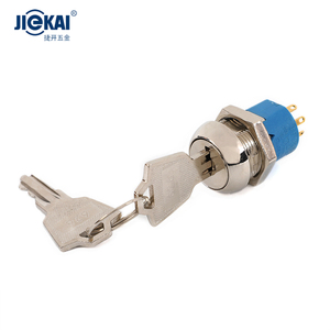 JK216 19mm 5 posizioni On/Off blocco a chiave interruttore a chiave con chiave rotante interruttore a pulsante - Product Image 4