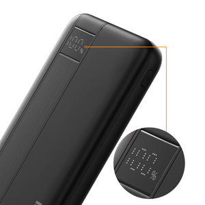 Hot <strong>Sell</strong> <strong>Equipped</strong> with Dual Wire High Capacity Mobile Power Banks 10000mAh Power Charger LED Digital Display with TYPE-C Cable - Product Image 1