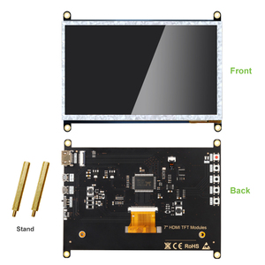 Anpassung PC IPS Capac itive Touch 1024x600 Kleiner LCD-Bildschirm 7-Zoll-LCD-Modul für Raspberry Pi Computer PC