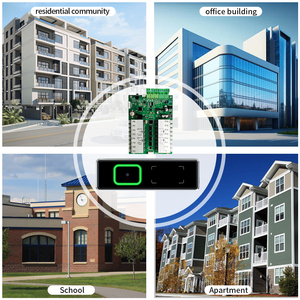 Wiegand Key card Entry sistema di controllo accessi Wg di sicurezza IP TCP basato su Web a 4 porte Multiple