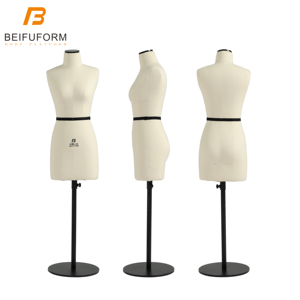 BeifuformEUハーフスケールドレスフォームミニサイズ1/2マネキンミニダミー女性用ハーフボディマネキンモデル