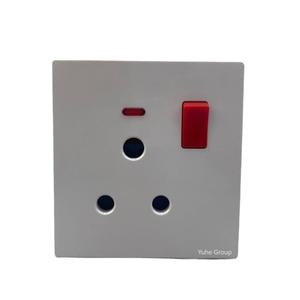 15A <strong>socket</strong> round <strong>1</strong> set 3 pin plug switch <strong>socket</strong> wall <strong>socket</strong> - Product Image 4