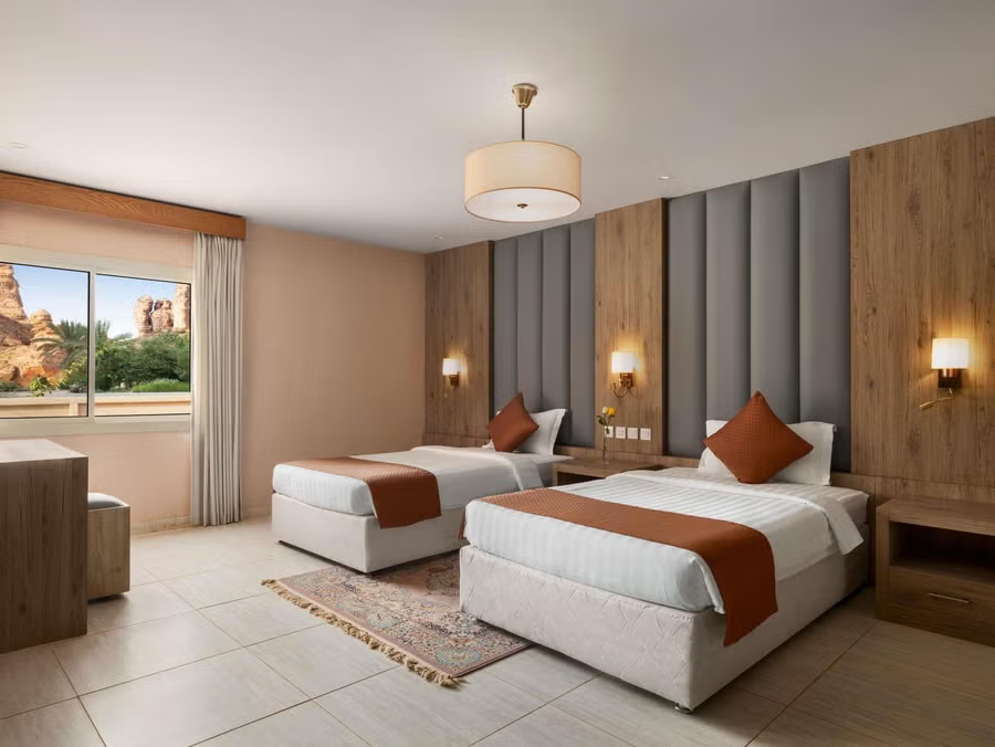 Chambre Horizon du Désert, 2 lits simples