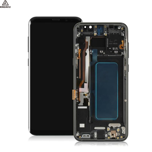 S8 + อะไหล่จอ Super Amoeld ของแท้สำหรับ Samsung S8 PLUS แผงหน้าจอสัมผัส G955 G955F G955FD จอ LCD กรอบจอแสดงผล OLED