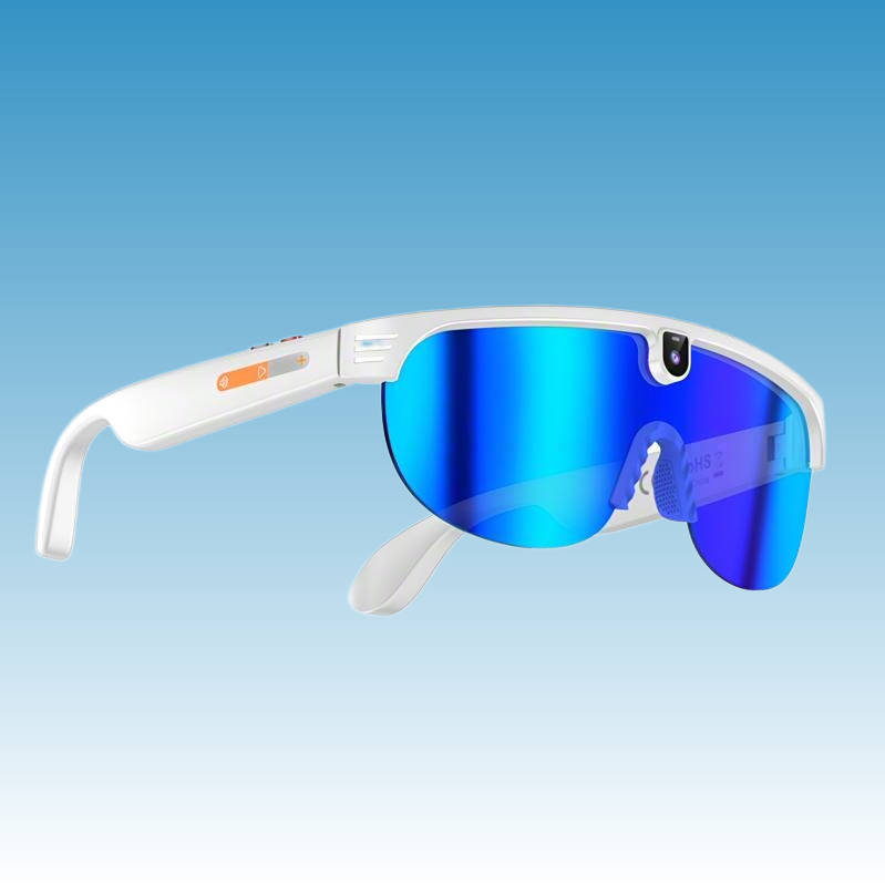 White Frame + Blue Lens