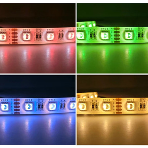 Striscia LED şerit DC12V 24V SMD5050 60leds Tiras LED renkli RGB + WW RGBW RGBW 4in1 esnek ışık şeridi Navidad De Navidad - Product Image 5