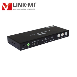4x1 <strong>HDMI</strong> <strong>Switch</strong> with Audio <strong>output</strong> Downscaler 4K60hz 18Gbps 3D HDR10 ARC CEC Support Analog Audio Extraction - Product Image 3