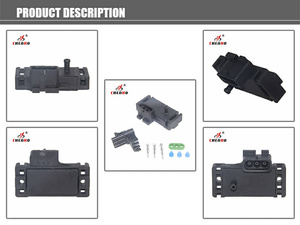 Delphi GM 12223749 12223861 16040749自動車部品マップセンサーAveo & Captivaエンジン3バー - Product Image 3