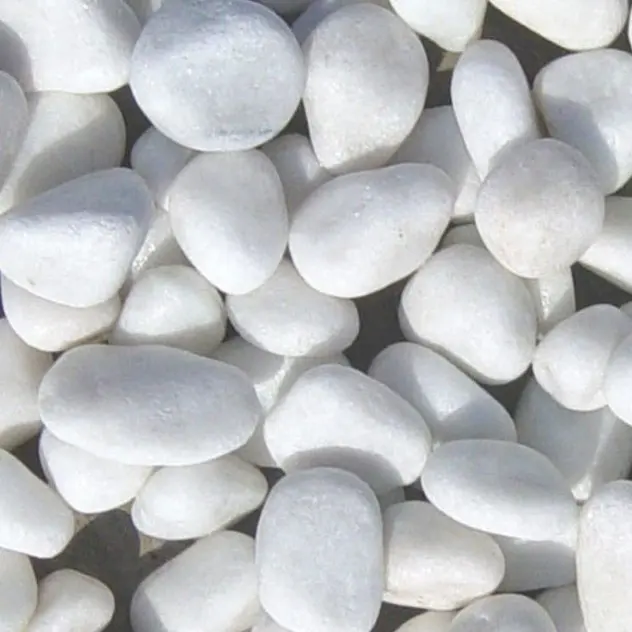 Piedras pulidas, guijarros de mármol para casa y jardín