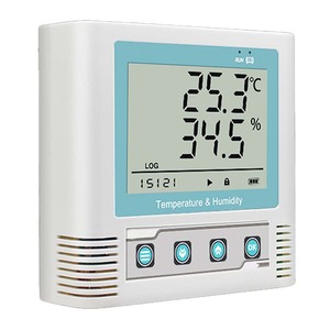 Registrador de datos inteligente de temperatura en tiempo real RH Registrador de datos de temperatura y humedad digital LCD - Product Image 4
