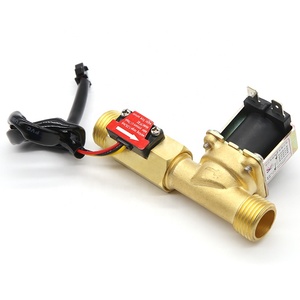 1/2'' 3/4'' Brass Digital Electric Combination Valve One-<strong>Way</strong> Water Flow Meter Hall Sensor Normally Closed <strong>on</strong> off Control Valve - Product Image 2