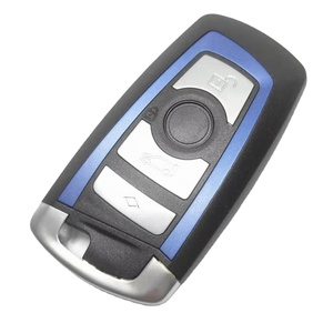 Car <strong>Key</strong> Shell Manufacturing <strong>B</strong>-mw <strong>Key</strong> Shell 4 Buttons Blue <strong>F</strong>-series Smart <strong>Key</strong> case with Emergency <strong>Key</strong> Blade in Black - Product Image 1