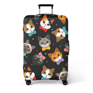 Tùy chỉnh in Polyester đàn hồi thân thiện với môi trường hành lý xe đẩy trường hợp dây kéo đóng cửa bảo vệ dày chống mài mòn - Product Image 6