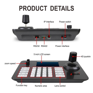 5inch LCD Screen Display Real Time <strong>Network</strong> 4d Joystick <strong>Ip</strong> Ptz Keyboard Controller - Product Image 2