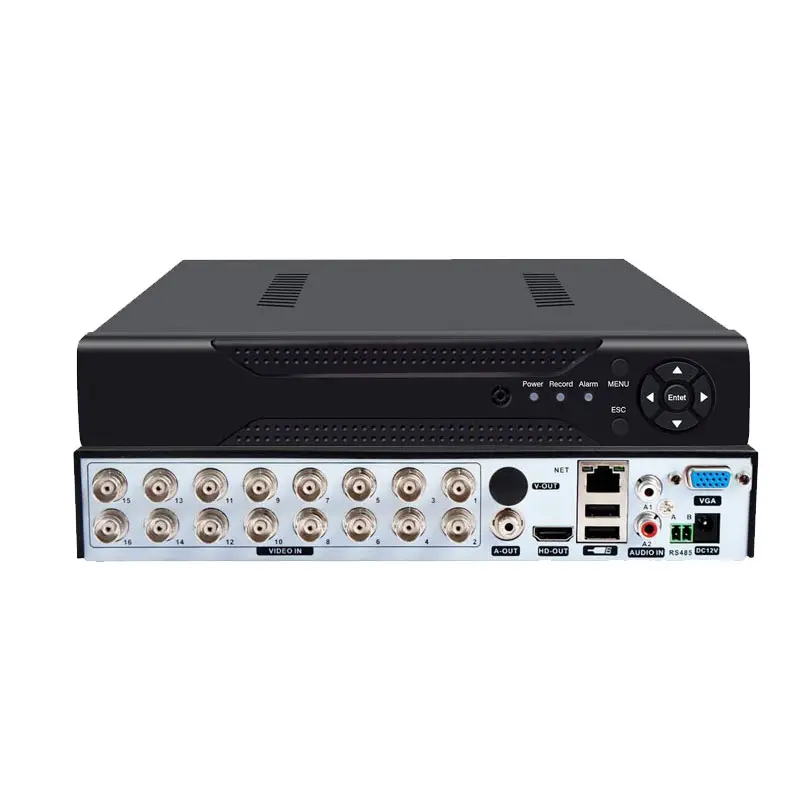 8M-N 5M-N 1080N 16CH Audio Koaksial AHD Hybrid 6 In 1 DVR HVR H.265 untuk 5MP-N 1080P TVI CVI CVBS IP Kamera P2P Keluaran CCTV